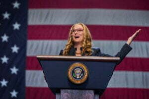 DON'T LOOK UP, Meryl Streep as President Janie 