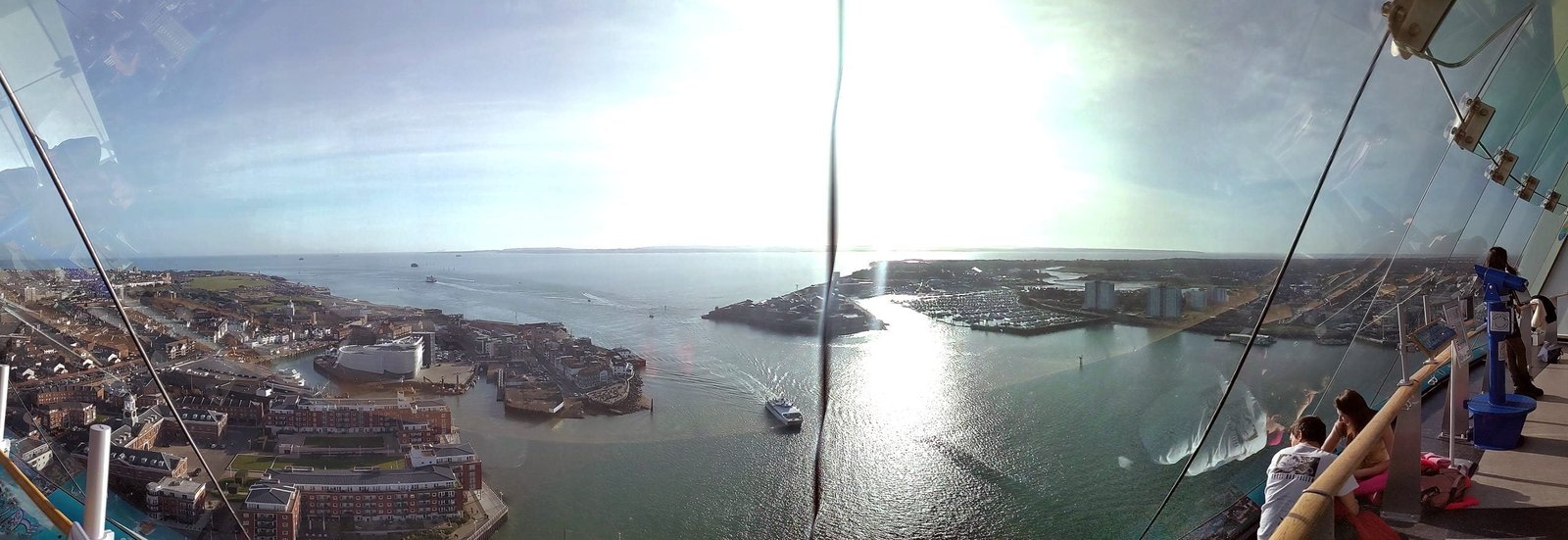 The View From Level One of Spinnaker Tower